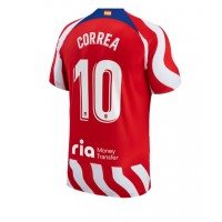 Fotbalové Dres Atletico Madrid Angel Correa #10 Domácí 2022-23 Krátký Rukáv